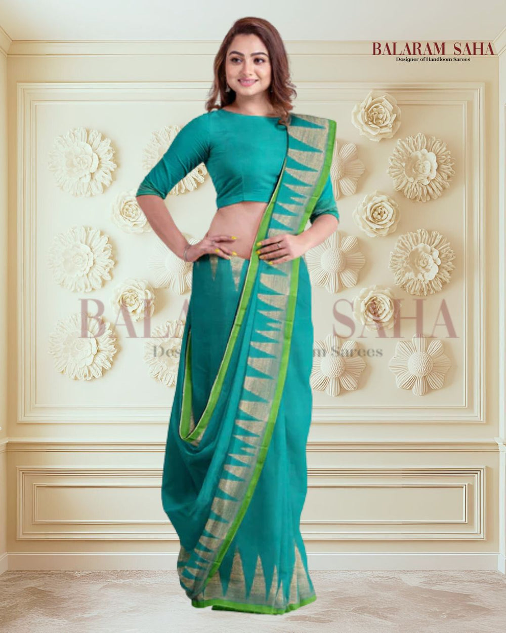 Aqua Blue & Green Handloom Premium Cotton Saree With Temple Border Balaram Saha (handloom saree, cotton saree, handloom cotton saree, balaram saha online, handloom sarees, balaram saha handloom saree store photos, balaram saha handloom saree store, cotton handloom saree, bengal handloom sarees, pure cotton, cotton saree for women, cotton saree online) https://elpais.com/