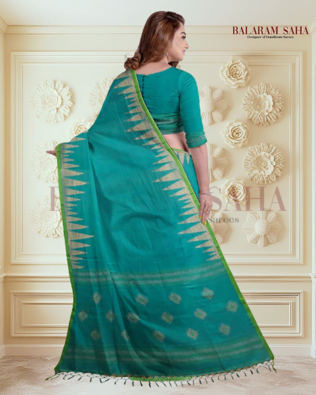 Aqua Blue & Green Handloom Premium Cotton Saree With Temple Border Balaram Saha (handloom saree, cotton saree, handloom cotton saree, balaram saha online, handloom sarees, balaram saha handloom saree store photos, balaram saha handloom saree store, cotton handloom saree, bengal handloom sarees, pure cotton, cotton saree for women, cotton saree online)  https://www.lemonde.fr/