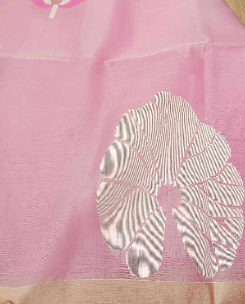 Baby Pink & White Muslin Silk Handwoven Jamdani Saree (jamdani saree, jamdani sarees, cotton jamdani saree, jamdani cotton saree, balaram saha online, jamdani saree online, soft jamdani saree, Jamdani Border Saree, balaram saha handloom saree store photos, muslin silk)  https://www.naver.com/