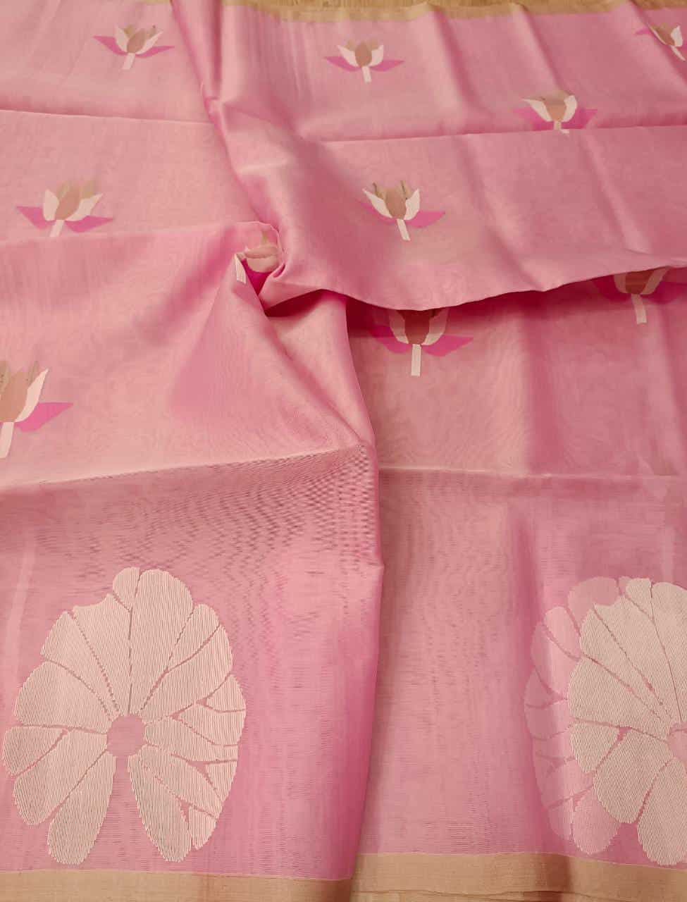 Baby Pink & White Muslin Silk Handwoven Jamdani Saree (jamdani saree, jamdani sarees, cotton jamdani saree, jamdani cotton saree, balaram saha online, jamdani saree online, soft jamdani saree, Jamdani Border Saree, balaram saha handloom saree store photos, muslin silk)  https://www.sciencedirect.com/