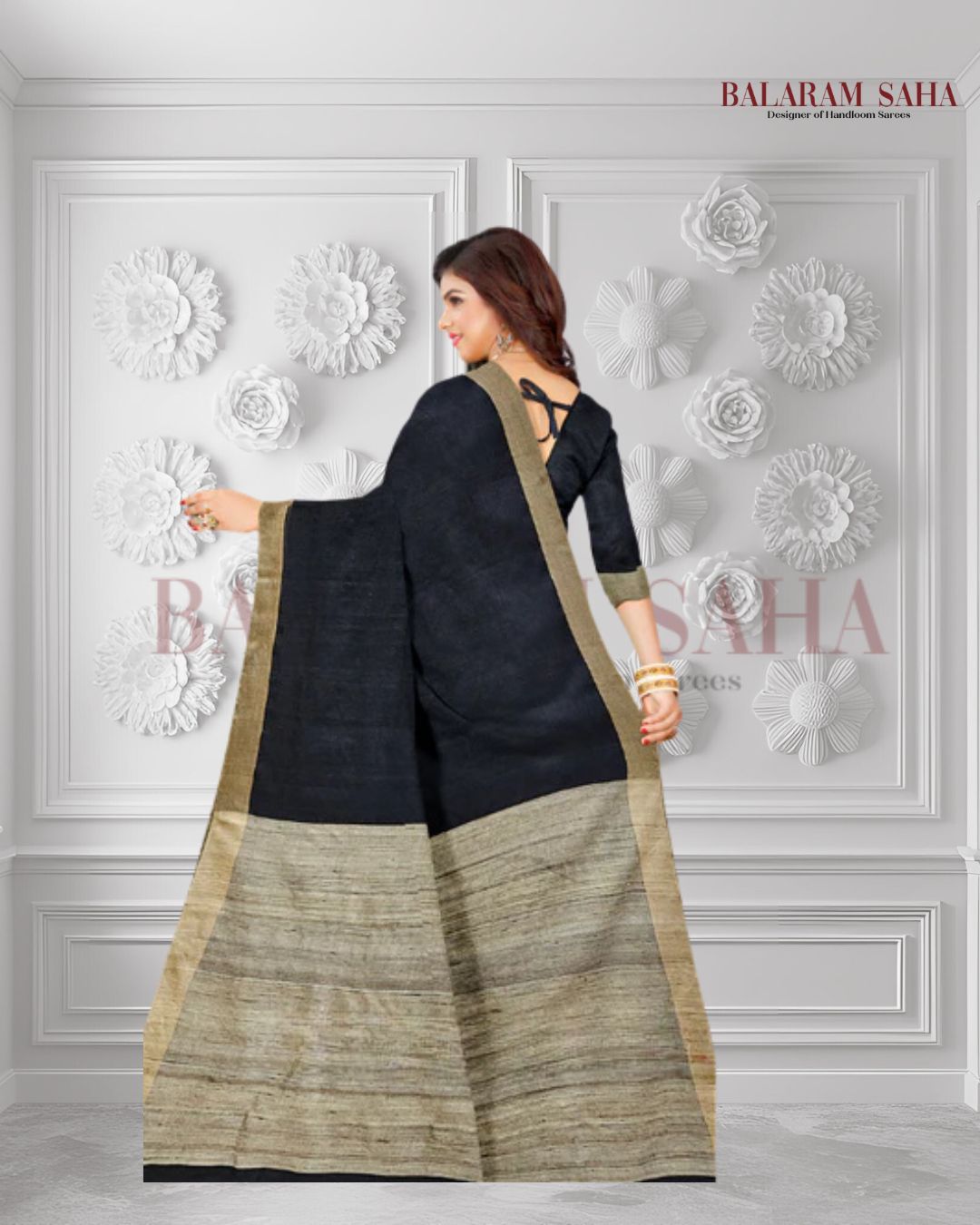 Balaram Saha's Cotton Chronicles: Black Handloom Soft Cotton Saree (handloom saree, cotton saree, handloom cotton saree, balaram saha online, handloom sarees, balaram saha handloom saree store photos, balaram saha handloom saree store, cotton handloom saree, bengal handloom sarees, pure cotton, cotton saree for women, cotton saree online)  https://www.aol.com/