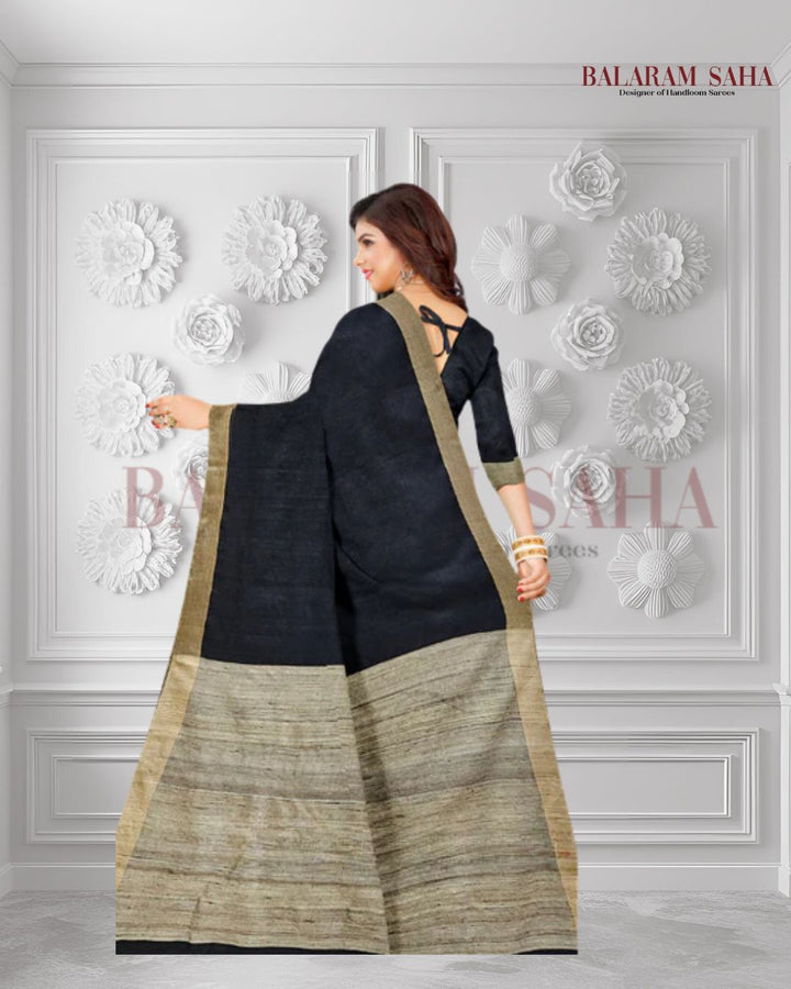 Balaram Saha's Cotton Chronicles: Black Handloom Soft Cotton Saree (handloom saree, cotton saree, handloom cotton saree, balaram saha online, handloom sarees, balaram saha handloom saree store photos, balaram saha handloom saree store, cotton handloom saree, bengal handloom sarees, pure cotton, cotton saree for women, cotton saree online)  https://www.aol.com/