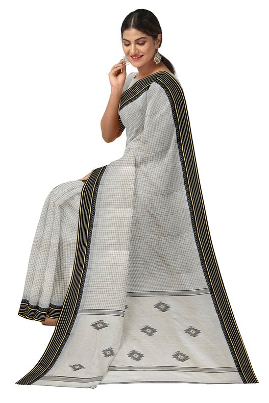 Balaram Saha's White and Black Handloom Cotton Saree (handloom saree, cotton saree, handloom cotton saree, balaram saha online, handloom sarees, balaram saha handloom saree store photos, balaram saha handloom saree store, cotton handloom saree, bengal handloom sarees, pure cotton, cotton saree for women, cotton saree online)   https://www.opera.com/