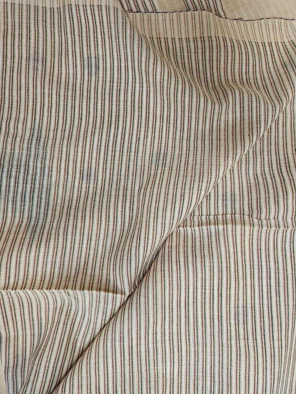 Beige Handspun Handwoven Cotton Jamdani Saree Balaram Saha - (handloom saree, jamdani saree, jamdani sarees, cotton jamdani saree, jamdani cotton saree, handloom cotton saree, balaram saha online, jamdani saree online, soft jamdani saree)