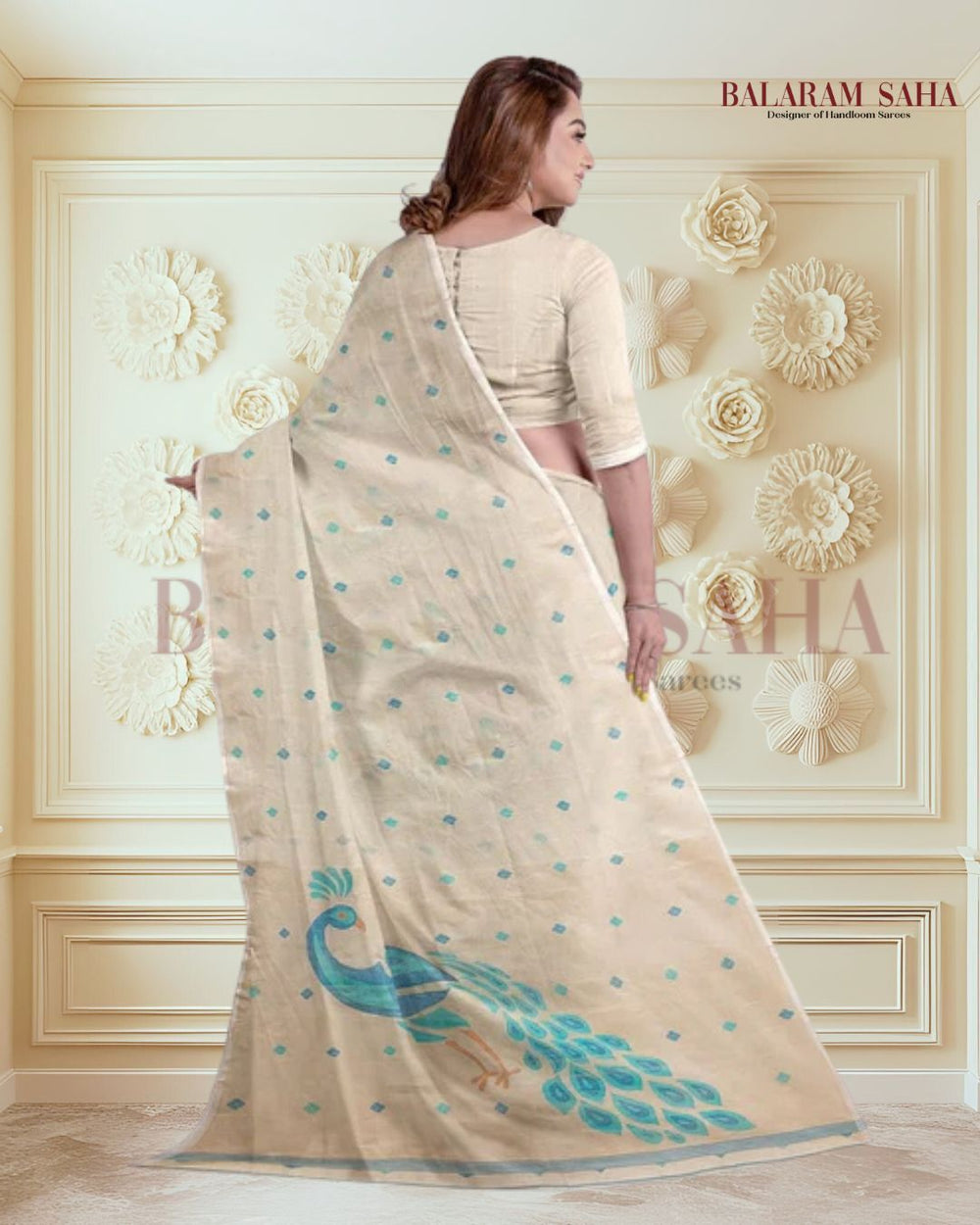 Elevate Your Wardrobe: Handwoven Cotton/Tussar Silk Jamdani by Balaram Saha- (handloom saree, silk saree, handloom silk saree, balaram saha online, silk sarees, silk handloom saree, bengal handloom sarees, pure silk, silk saree online, tussar silk saree, tussar silk)   https://www.ibm.com/in-en
