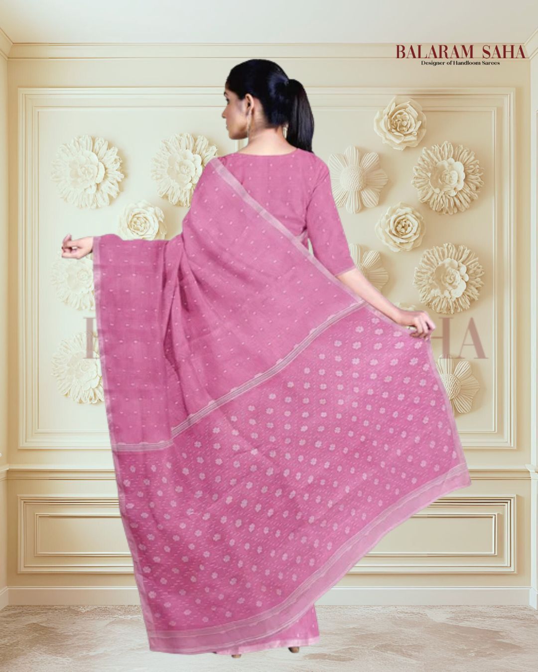 Exquisite Pink & White Handwoven Cotton Jamdani Saree By Balaram Saha - (handloom saree, cotton saree, handloom cotton saree, balaram saha online, handloom sarees, balaram saha handloom saree store photos, balaram saha handloom saree store, cotton handloom saree, bengal handloom sarees, pure cotton, cotton saree for women, cotton saree online)     https://www.dw.com/