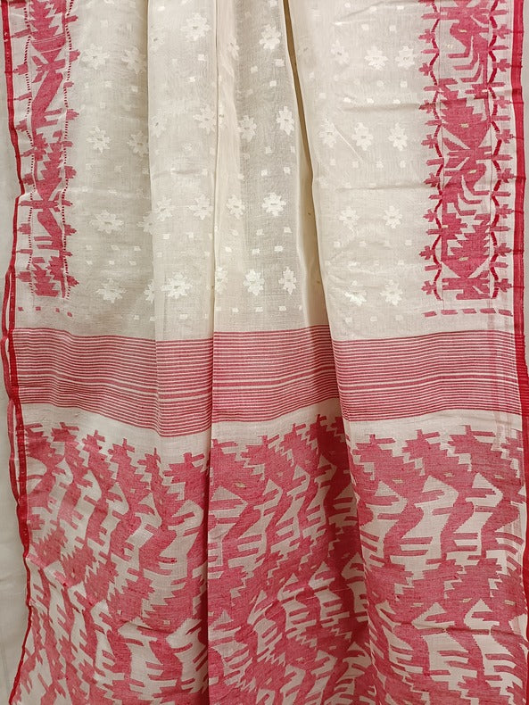 Cotton Bangladeshi Dhakai Jamdani saree Balaram Saha