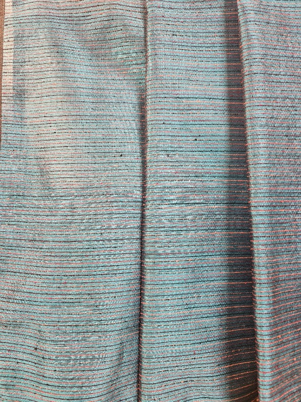 Handloom Pure Katan Silk Saree with Kantha Stripes by Balaram Saha - (handloom saree, silk saree, handloom silk saree, balaram saha online, silk sarees, silk handloom saree, bengal handloom sarees, pure silk, garad silk saree, silk saree online, bengali silk saree, soft silk sarees, saree silk saree, tissue silk saree, pure silk saree, cotton silk saree, tussar silk saree, silk sarees for wedding, silk saree collection, tussar silk, handloom silk sarees)