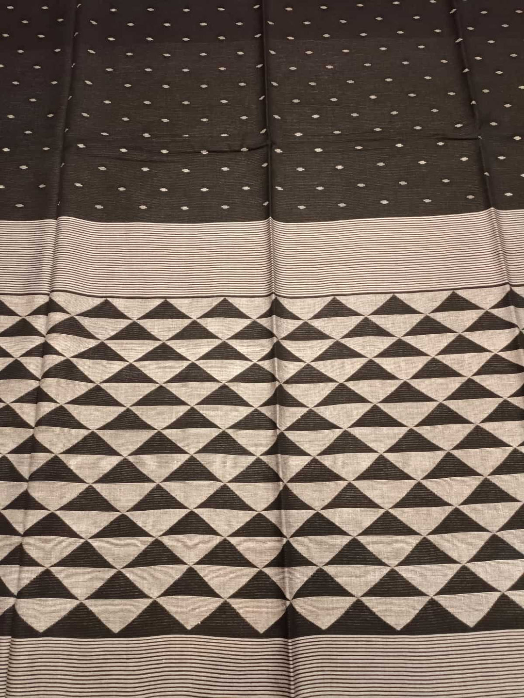 Handwoven Black & White Cotton Jamdani Saree - By Balaram Saha  - (jamdani saree, jamdani sarees, cotton jamdani saree, jamdani cotton saree, handloom cotton saree, balaram saha online, jamdani saree online, soft jamdani saree)  
https://www.bloomberg.com/asia