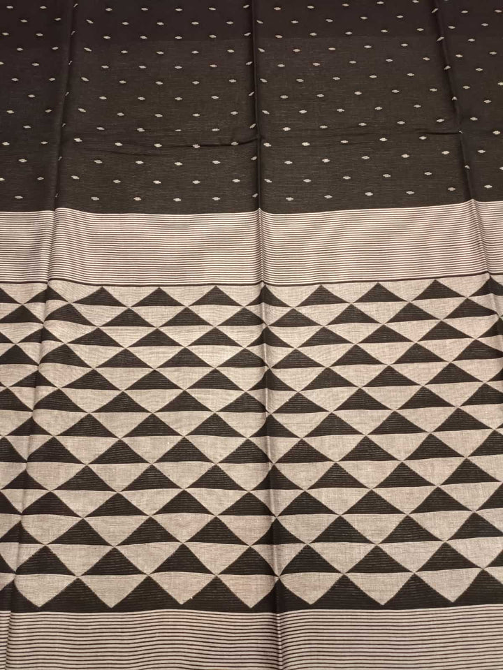 Handwoven Black & White Cotton Jamdani Saree - By Balaram Saha  - (jamdani saree, jamdani sarees, cotton jamdani saree, jamdani cotton saree, handloom cotton saree, balaram saha online, jamdani saree online, soft jamdani saree)  
https://www.bloomberg.com/asia