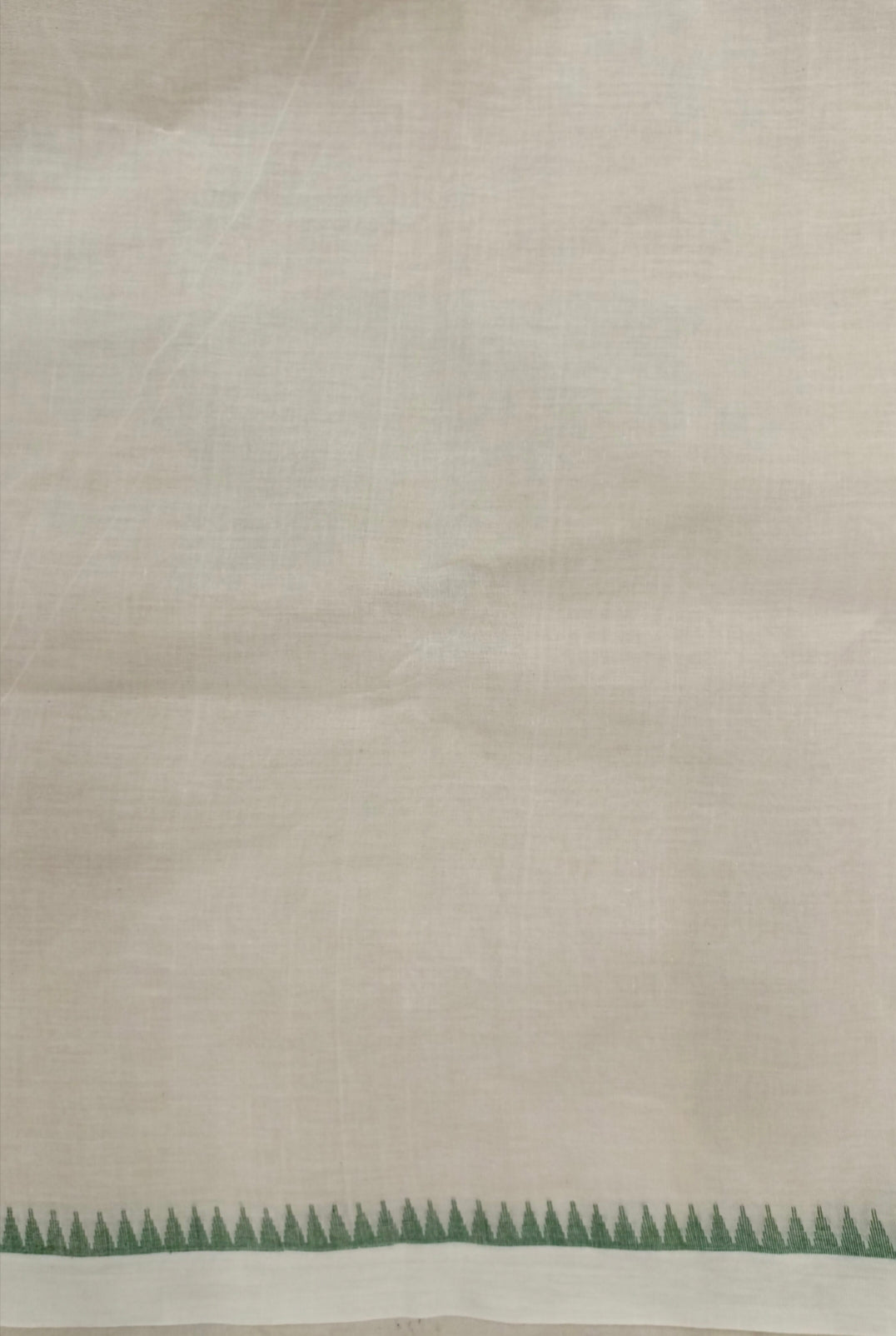Off-White Traditional Handwoven Fine Cotton Jamdani Saree Balaram Saha