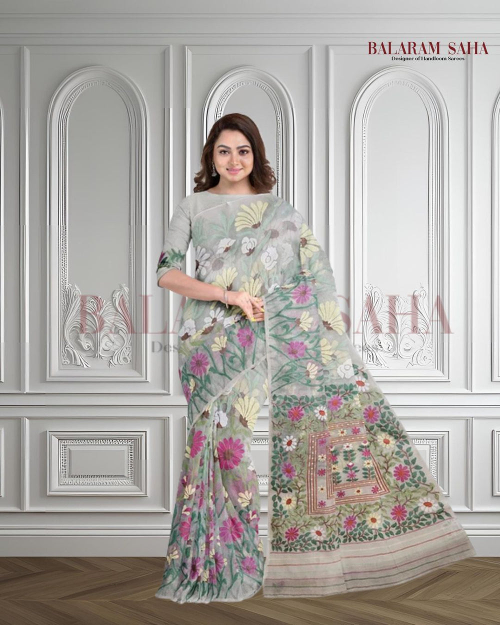Off-White & Multicolor Sunflower Muslin Silk Jamdani Saree (muslin silk saree, jamdani saree, jamdani sarees, cotton jamdani saree, jamdani cotton saree, handloom cotton saree, balaram saha online, jamdani saree online, soft jamdani saree, muslin silk)   https://www.latimes.com/
