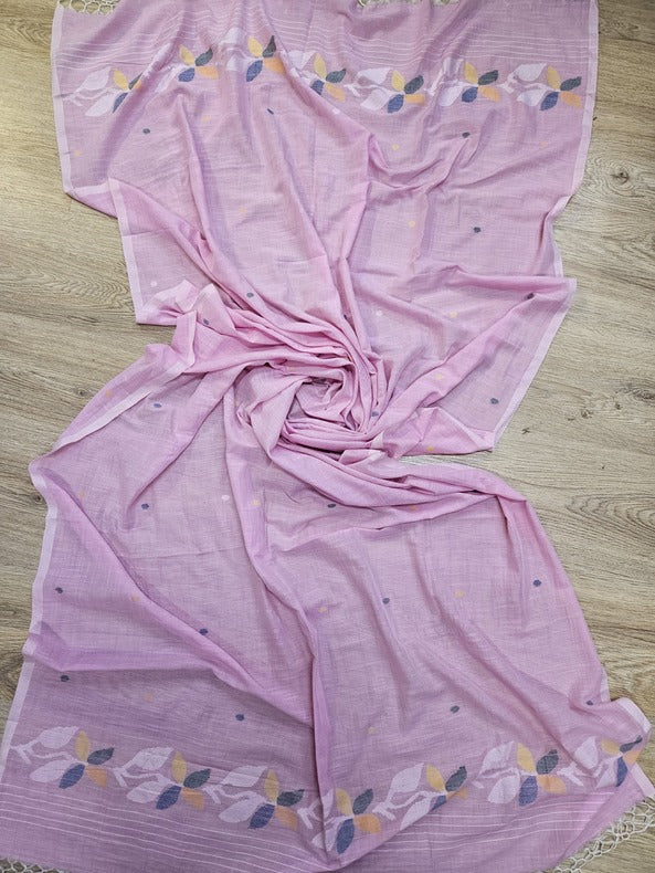Pink Handwoven Cotton Jamdani Unstitched 2-Piece Kurta Set - A Balaram Saha Creation - (balaram saha online, Handloom Dupatta, Handwoven Jamdani, Handspun Cotton, jamdani dupatta, balaram saha dupatta, cotton jamdani dupatta, jamdani dupatta online, dhakai jamdani dupatta, dupatta collection, dupatta) https://www.msn.com/en-in