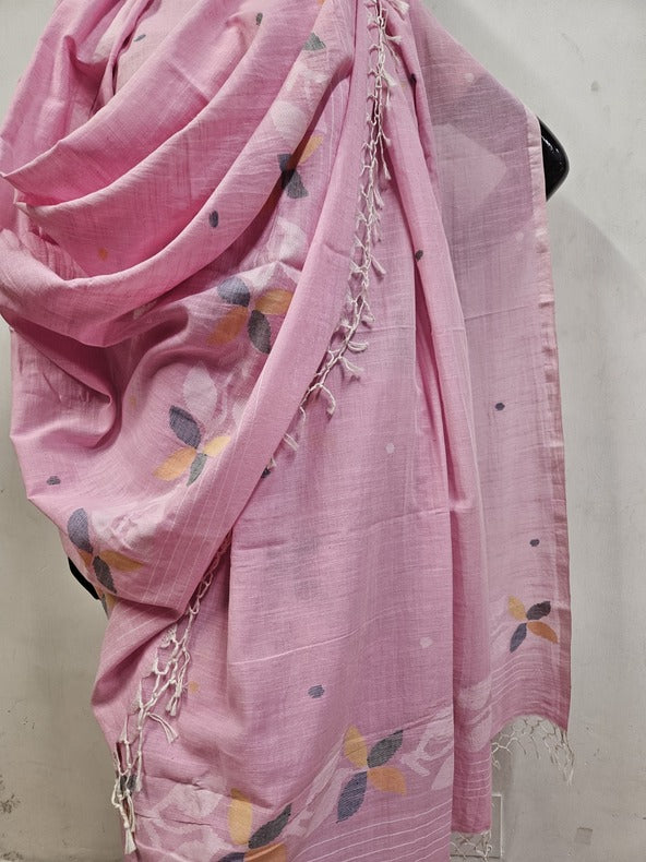Pink Handwoven Cotton Jamdani Unstitched 2-Piece Kurta Set - A Balaram Saha Creation - (balaram saha online, Handloom Dupatta, Handwoven Jamdani, Handspun Cotton, jamdani dupatta, balaram saha dupatta, cotton jamdani dupatta, jamdani dupatta online, dhakai jamdani dupatta, dupatta collection, dupatta) https://www.ovhcloud.com/en-in/