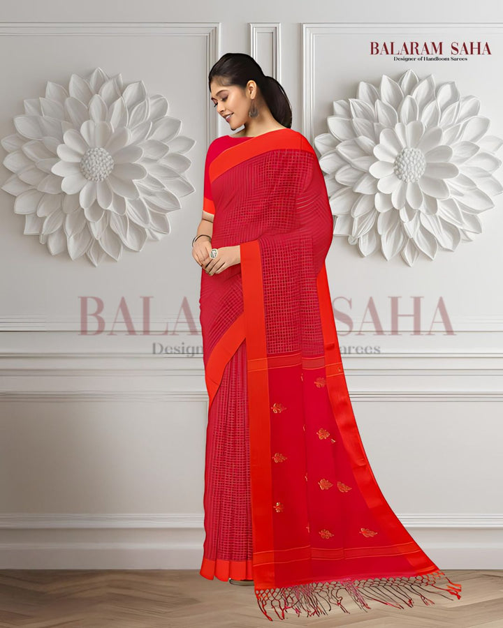 Handloom Cotton Saree by Balaram Saha – Soft Woven Checks Style (handloom saree, cotton saree, handloom cotton saree, balaram saha online, handloom sarees, balaram saha handloom saree store photos, balaram saha handloom saree store, cotton handloom saree, bengal handloom sarees, pure cotton, Zari border, handloom cotton saree with zari border, soft cotton saree with zari border, cotton saree for women, cotton saree online)
https://www.imdb.com/