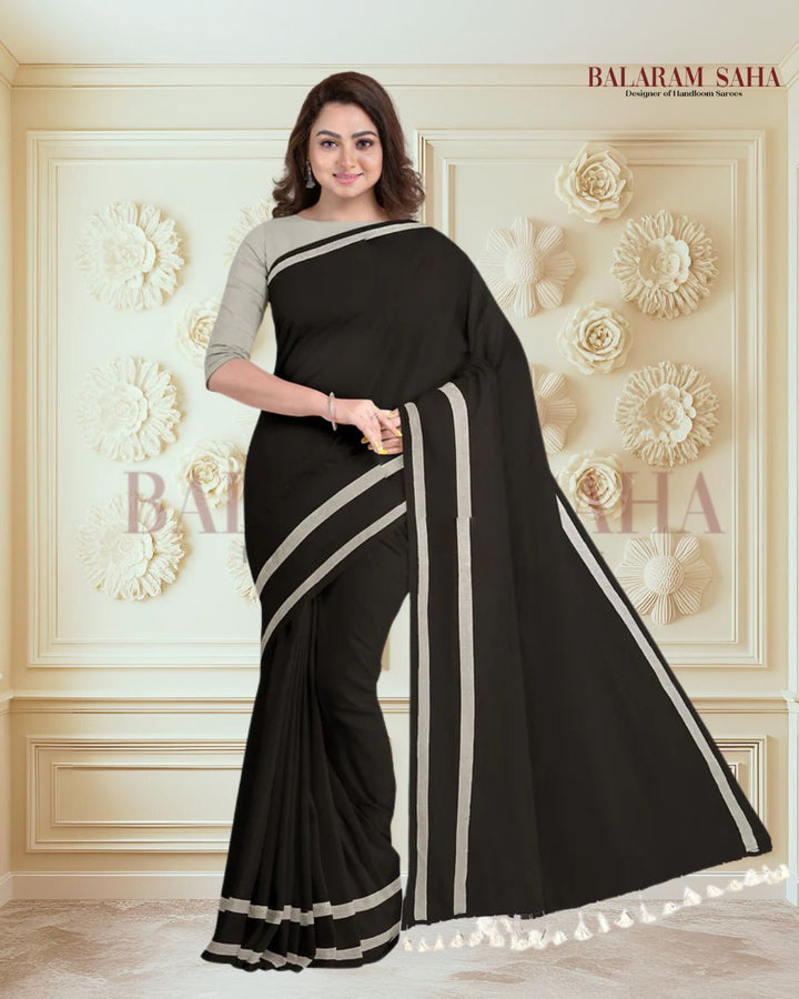 Soft Handloom Mull Cotton Saree Variety of Color Balaram Saha