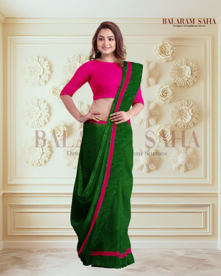 Soft Handloom Mull Cotton Saree Variety of Color Balaram Saha