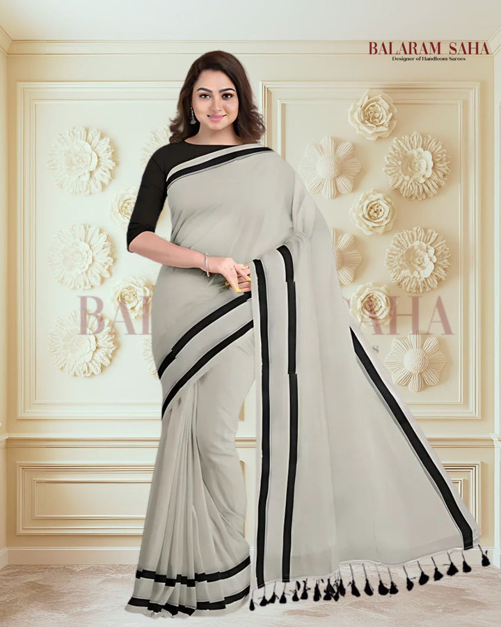 Soft Handloom Mull Cotton Saree Variety of Color Balaram Saha