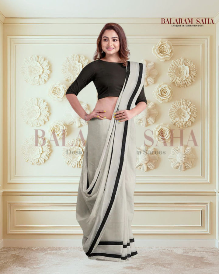 Soft Handloom Mull Cotton Saree Variety of Color Balaram Saha