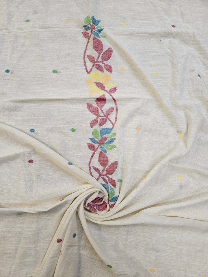 🌟 Off White Handwoven Cotton Jamdani Unstitch 2piece Kurta Set 🌟 Balaram Saha    https://www.adobe.com/