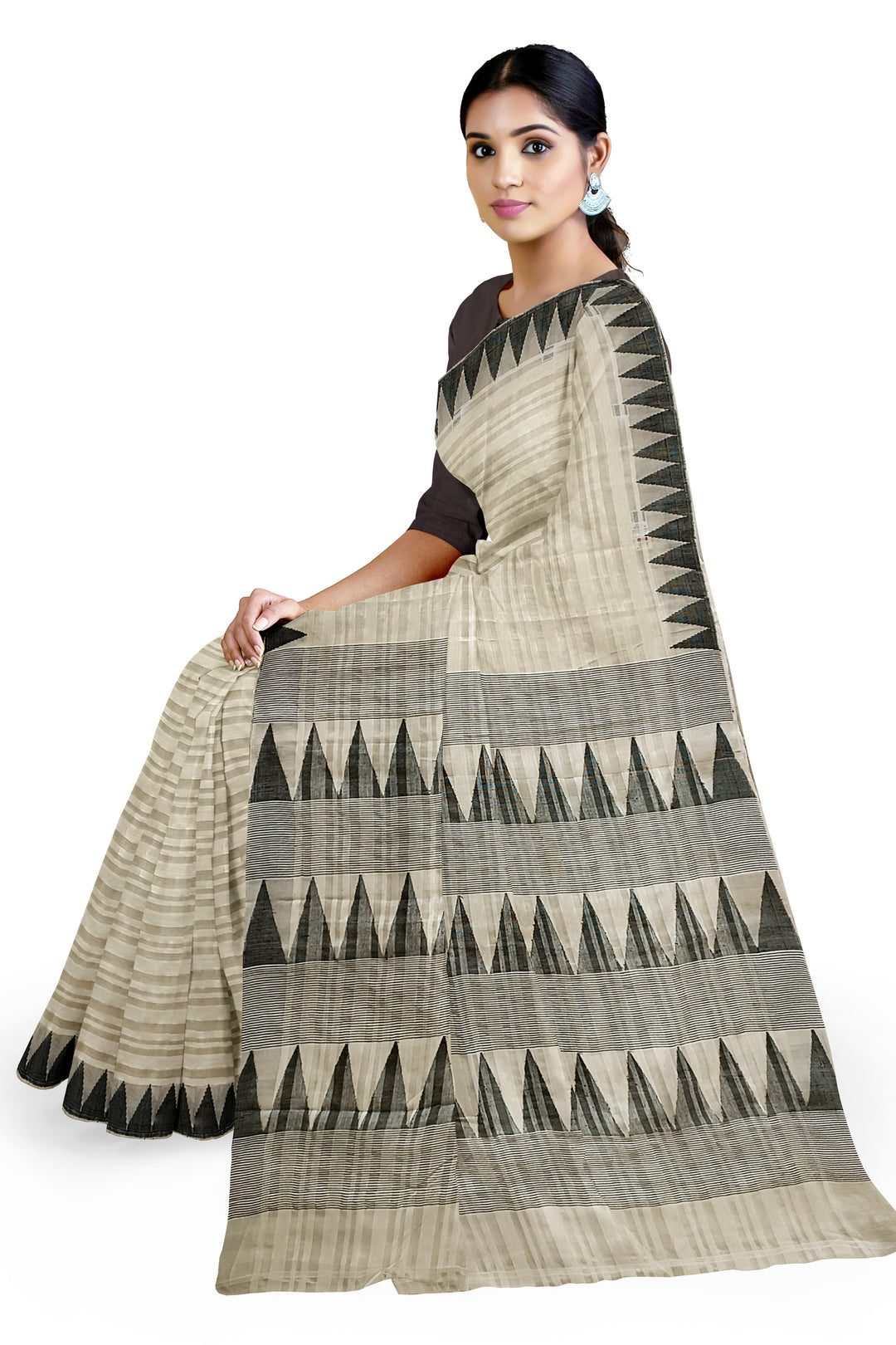 fine Quality Handloom Muslin Silk saree Balaram Saha