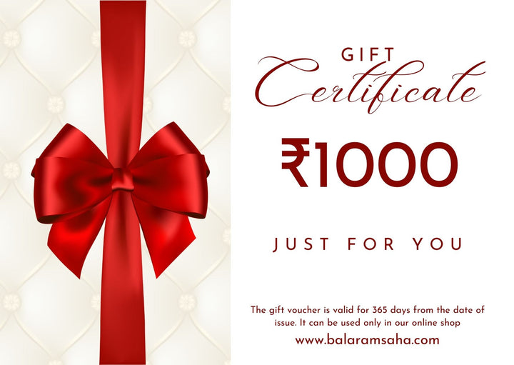 Balaram Saha Gift Card Balaram Saha