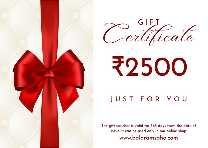 Balaram Saha Gift Card Balaram Saha