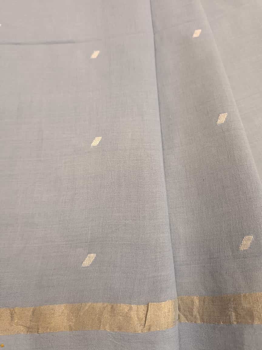 Handspun Handwoven soft cotton Jamdani saree Balaram Saha