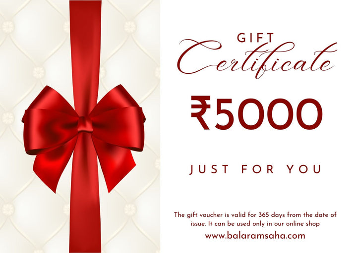 Balaram Saha Gift Card Balaram Saha