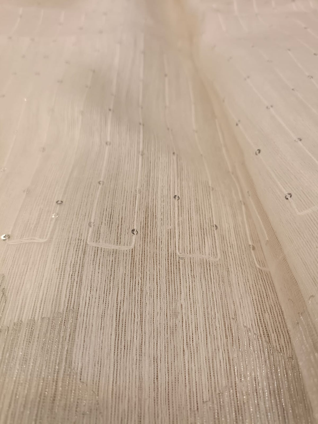 White on White & Silver Matka Muslin Jamdani weave saree Balaram Saha