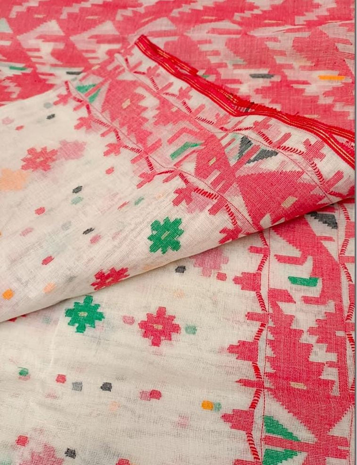Pure cotton Bangladesh Dhakai jamdani saree Balaram Saha