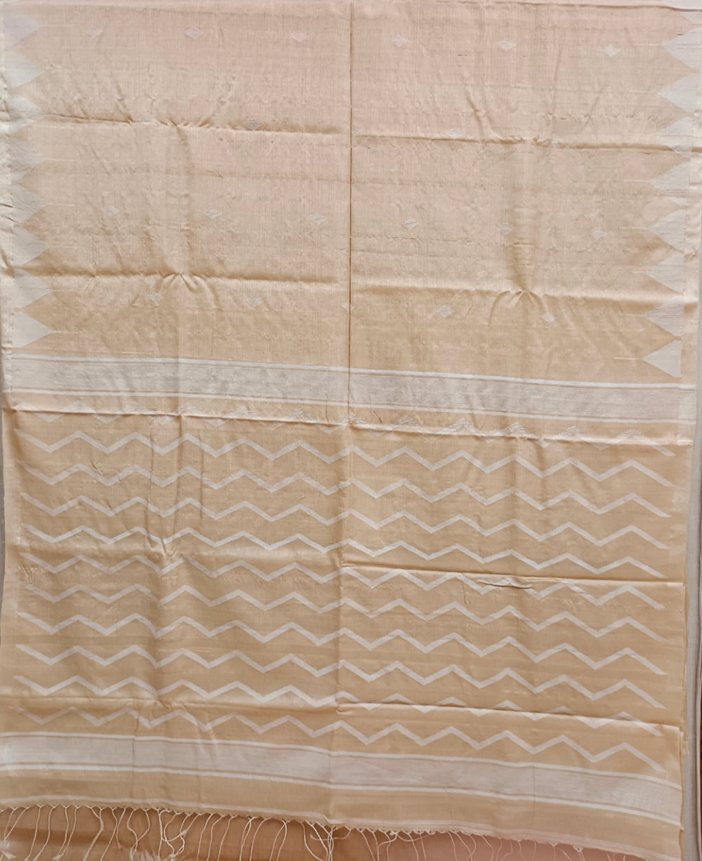 Soft Handloom Tussar Silk Jamdani Saree Balaram Saha