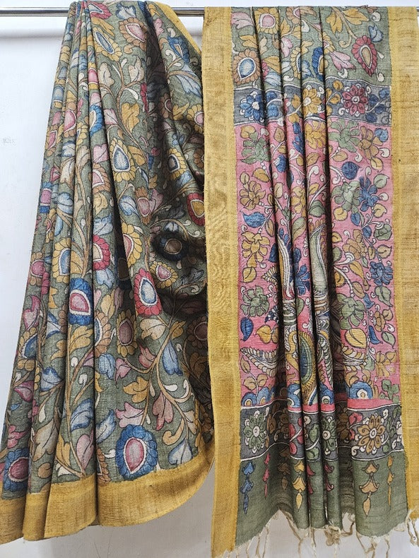 Silk Kalamkari Saree