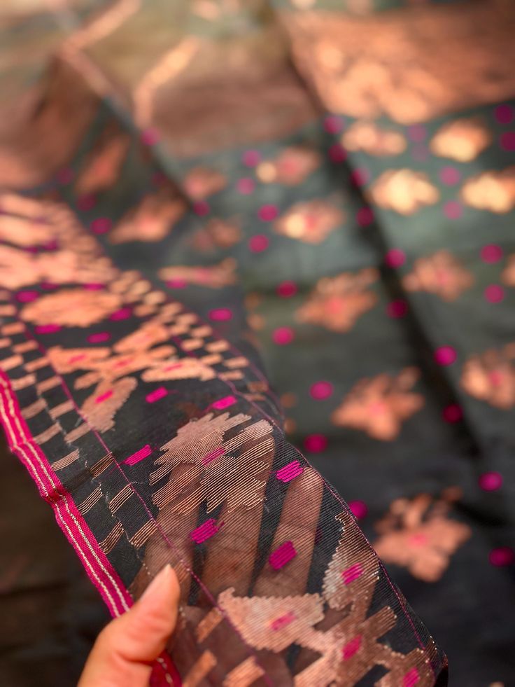 Season of Softness: Embracing Rainy Days with Balaram Saha’s Featherlight Jamdani Sarees