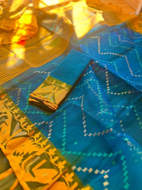 Weaving Time & Style: How Jamdani Sarees Whisper Old Legends in Modern Tones