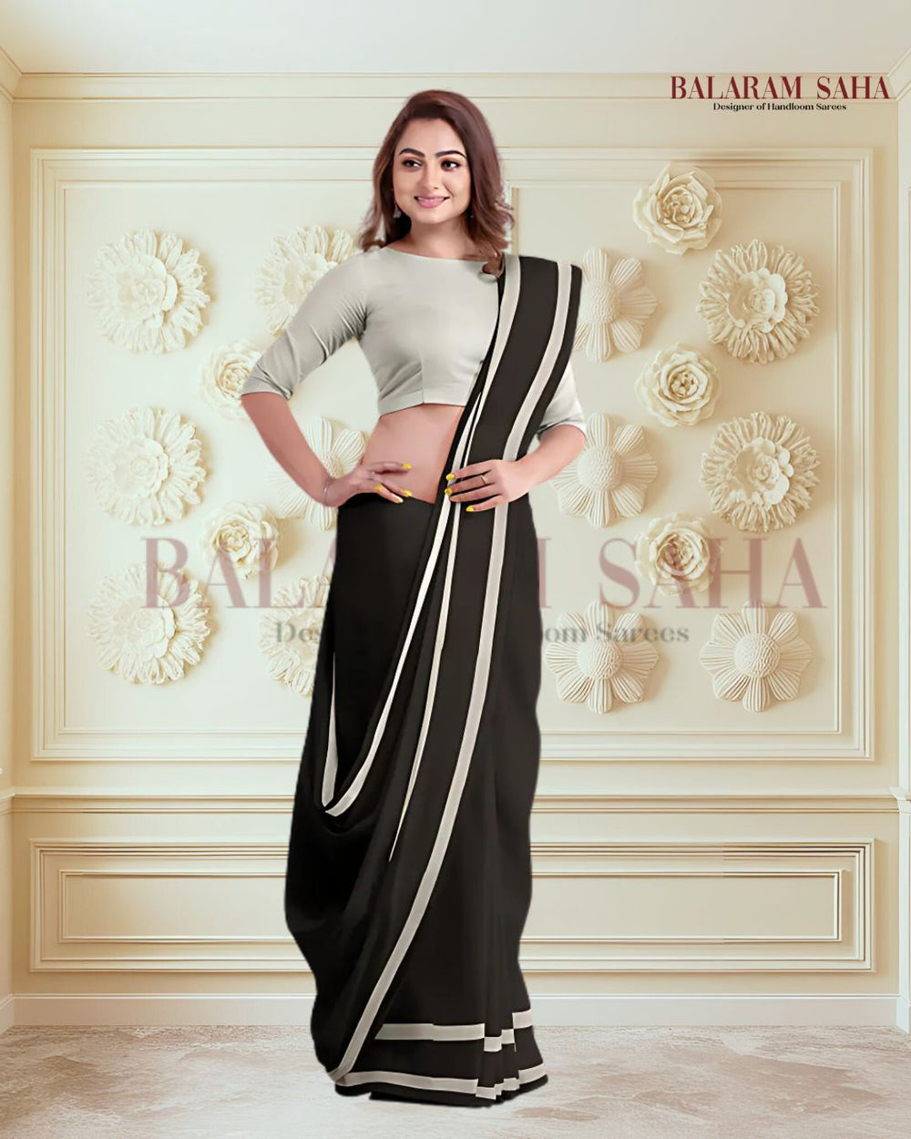 Soft Handloom Mull Cotton Saree Variety of Color Balaram Saha