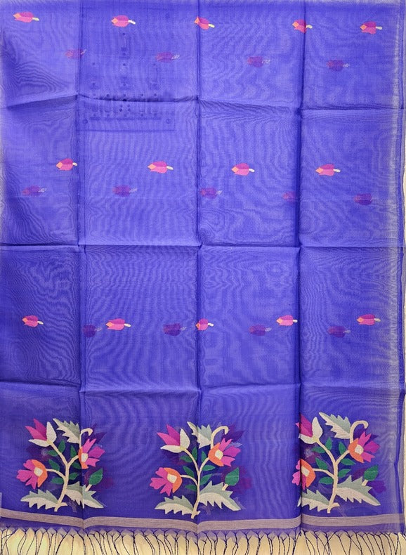 Blue Handloom Handwoven Muslin Silk Dupatta Balaram Saha    https://www.gov.br/planalto/pt-br