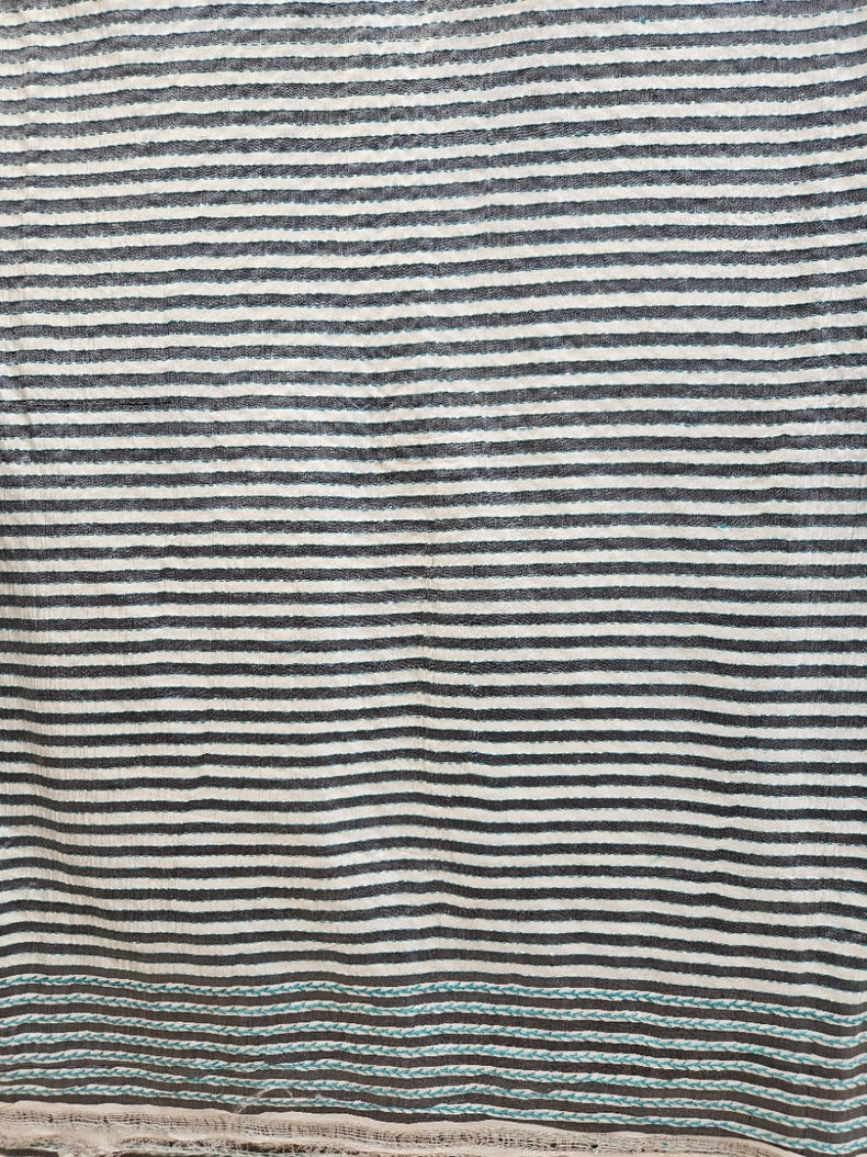 Durga Puja Special: Dhak Dhunochi Handstitch Kantha Silk Saree for Festive Elegance Balaram Saha