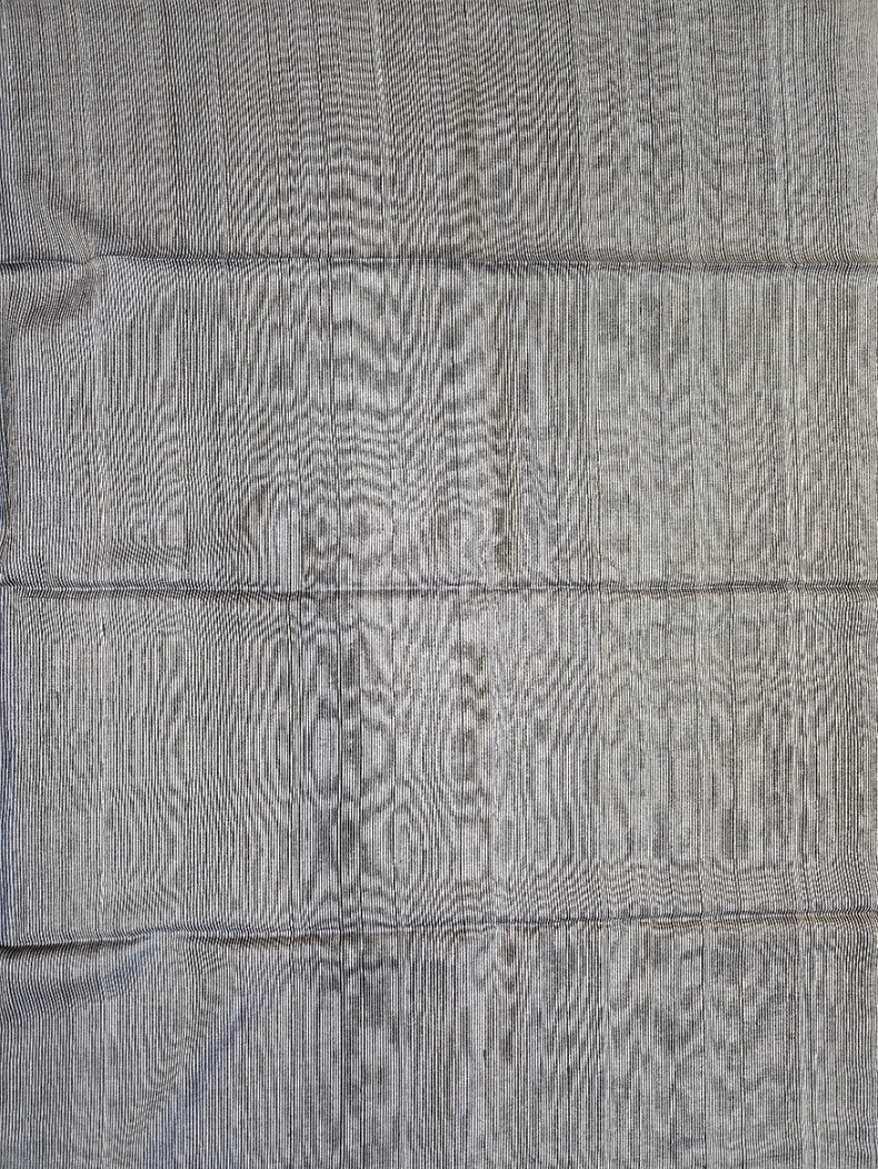 Indigo Blue Handloom Tussar Silk Jamdani Saree by Balaram Saha Balaram Saha