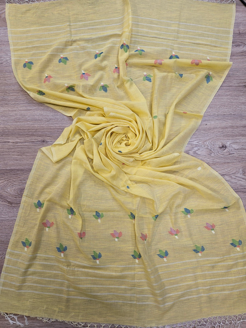 Artisanal Sunshine: Balaram Saha's Yellow Cotton Jamdani Kurta Set - (balaram saha online, Handloom Dupatta, Handwoven Jamdani, Handspun Cotton, jamdani dupatta, balaram saha dupatta, cotton jamdani dupatta, jamdani dupatta online, dhakai jamdani dupatta, dupatta collection, dupatta)    https://www.istockphoto.com/