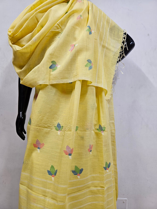 Artisanal Sunshine: Balaram Saha's Yellow Cotton Jamdani Kurta Set - (balaram saha online, Handloom Dupatta, Handwoven Jamdani, Handspun Cotton, jamdani dupatta, balaram saha dupatta, cotton jamdani dupatta, jamdani dupatta online, dhakai jamdani dupatta, dupatta collection, dupatta)    https://telegram.org/