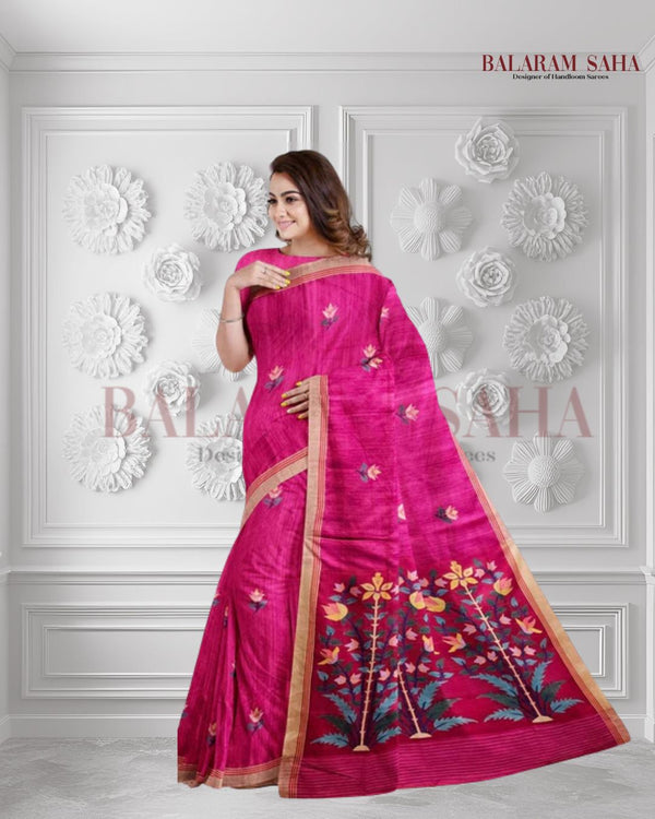 Matka Silk Jamdani: A Symphony of Exquisite Balaram Saha's Handloom  Elegance Balaram Saha