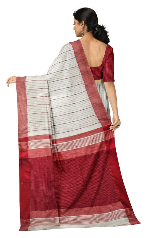 Balaram Saha White & Red Handloom Cotton Saree (handloom saree, cotton saree, handloom cotton saree, balaram saha online, handloom sarees, balaram saha handloom saree store photos, balaram saha handloom saree store, cotton handloom saree, bengal handloom sarees, pure cotton, cotton saree for women, cotton saree online)   https://moz.com/