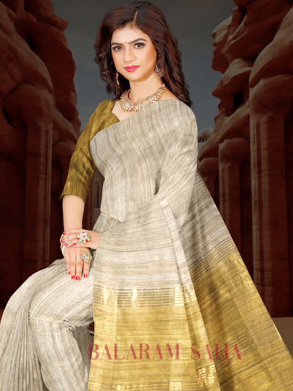 Balaram Saha: Beige Handloom Ghichha Tussar Silk Saree with Zari Border - (handloom saree, silk saree, handloom silk saree, balaram saha online, silk sarees, silk handloom saree, bengal handloom sarees, pure silk, silk saree online, tussar silk saree, tussar silk, bengali silk saree)
https://www.theverge.com/