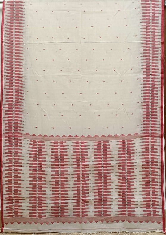 Balaram Saha White & Red Handloom Handwoven Cotton Jamdani Saree - (handloom saree, jamdani saree, jamdani sarees, cotton jamdani saree, jamdani cotton saree handloom cotton saree, balaram saha online, jamdani saree online, soft jamdani saree)
https://www.dropcatch.com/