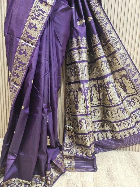Dark Purple & Beige Handloom Pure Katan Silk Baluchuri Saree Balaram Saha

https://www.facebook.com/