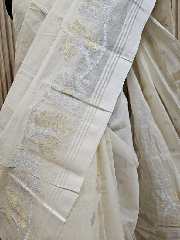 Balaram Saha’s Exclusive Off-White Fine Cotton Jamdani Saree -  (handloom saree, jamdani saree, jamdani sarees, cotton jamdani saree, jamdani cotton saree, handloom cotton saree, balaram saha online, jamdani saree online, soft jamdani saree, dhakai jamdani saree, dhakai jamdani saree, Jamdani Border Saree, handloom saree, balaram saha saree, balaram saha gariahat)

www.facebook.com