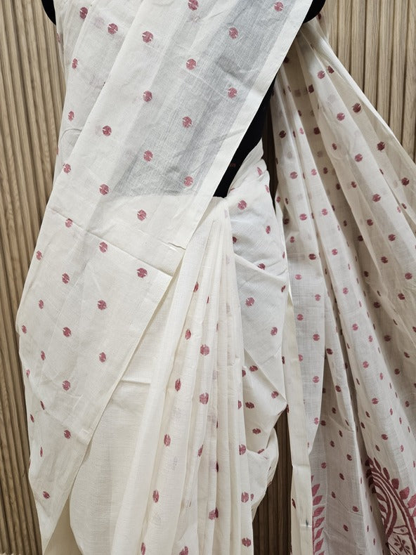 Balaram Saha’s Exclusive Off-White & Red Handwoven Cotton Jamdani Saree -  (handloom saree, jamdani saree, jamdani sarees, cotton jamdani saree, jamdani cotton saree, handloom cotton saree, balaram saha online, jamdani saree online, soft jamdani saree, dhakai jamdani saree, dhakai jamdani saree, Jamdani Border Saree, handloom saree, balaram saha saree, balaram saha gariahat)

https://en.wikipedia.org/wiki/Main_Page
