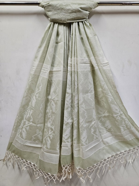 Balaram Saha's Soft Handloom Cotton Jacquard Jamdani Weave Dupatta - (balaram saha online, Handloom Dupatta, Handwoven Jamdani, Handspun Cotton, jamdani dupatta, balaram saha dupatta, cotton jamdani dupatta, jamdani dupatta online, dhakai jamdani dupatta, dupatta collection, dupatta)   https://www.nationalgeographic.com/