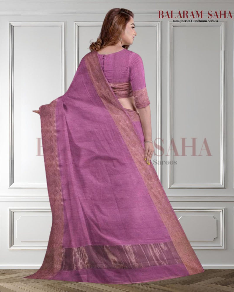Soft Handloom Silk Saree With Woven Zari Border by Balaram Saha - (handloom saree, Zari border, silk saree, handloom silk saree, balaram saha online, silk sarees, silk handloom saree, bengal handloom sarees, pure silk, silk saree online, bengali silk saree)  https://www.mirror.co.uk/